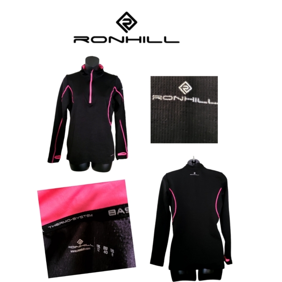 RONHILL  WOMEN'S THERMO-SYSTEM BASELAYER RUNNING TOP - Picture 1 of 5